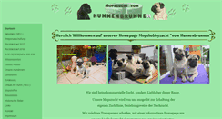 Desktop Screenshot of mopszucht-vom-hunnenbrunnen.de